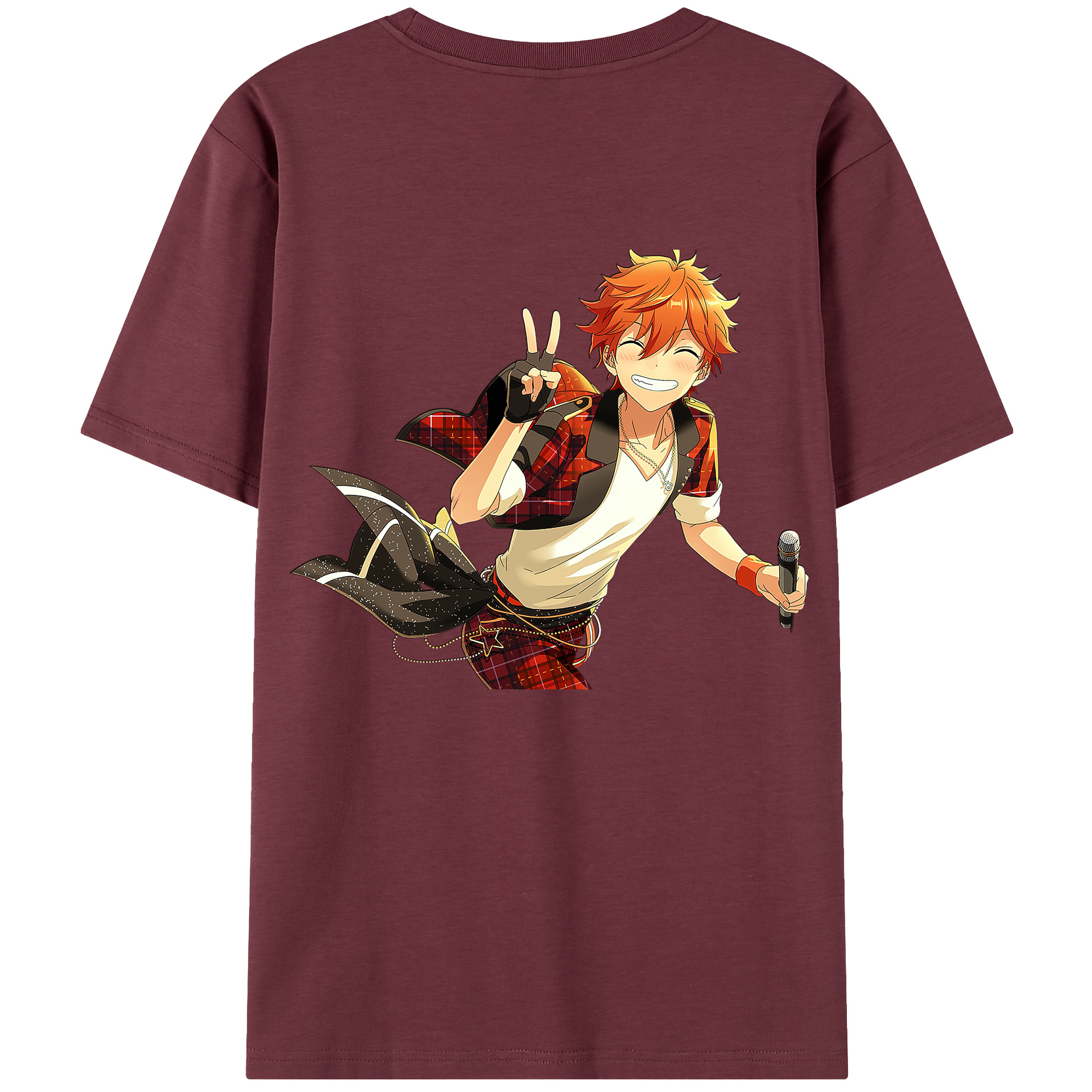 （画像用） あんさんぶるスターズ! Ensemble Stars 綿100％半袖Tシャツ（背面プリント）